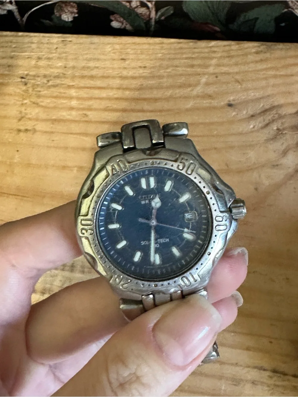 Citizen Titanium Eco Drive  WR 200 Solar Tech Watch